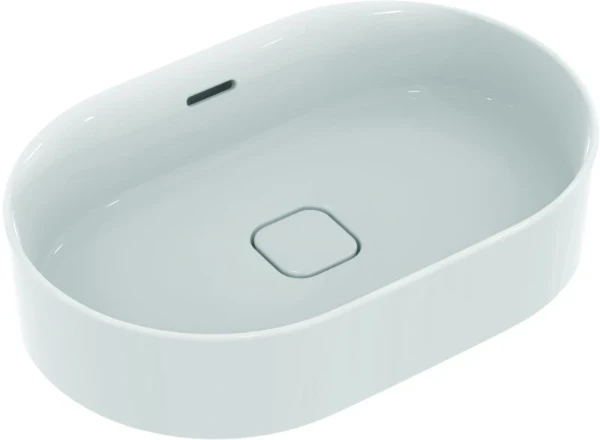 T360401 Ideal Standard Strada II opbouwwastafel ovaal 600 x 400 mm - wit - zonder kraangat - met overloop