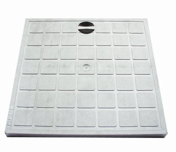 Nicoll RIO deksel voor toezichtput 400 x 400 mm - lichtgrijs