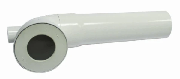 Nicoll WH coude de raccordement wc avec jonction 90 x 40 mm - blanc