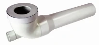NICOLL wc-aansl.stuk haaks lang aftak 50mm 110mm