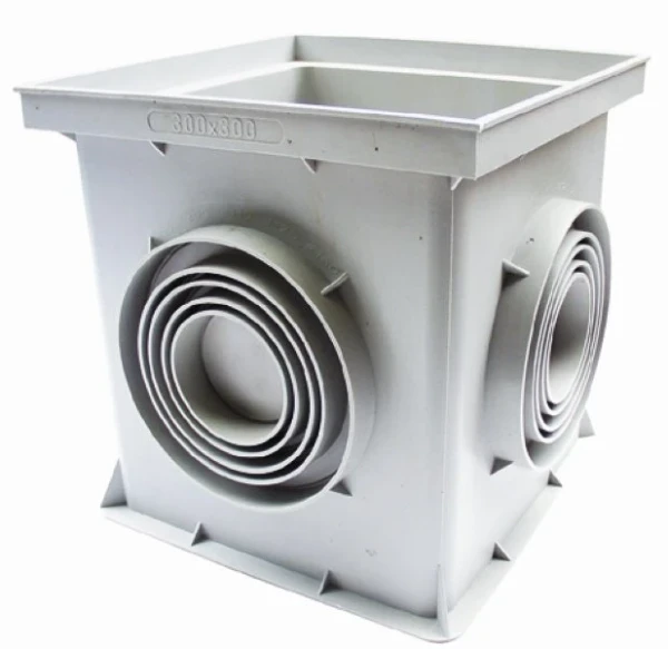 Nicoll RIO universele toezichtput 400 x 400 mm - lichtgrijs