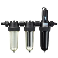 Cintropur UV-TRIO UV-stérilisateur avec filtre à eau trio 3/4 x 4/4 - 25 micron - débit 2000 l/h - UV-lampe 25 W