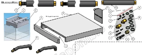 SET RACCORDEMENT BOILER REMEHA set raccords