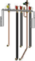 Remeha Calora Tower Kit Raccordement en Haut (chauffage et ECS).