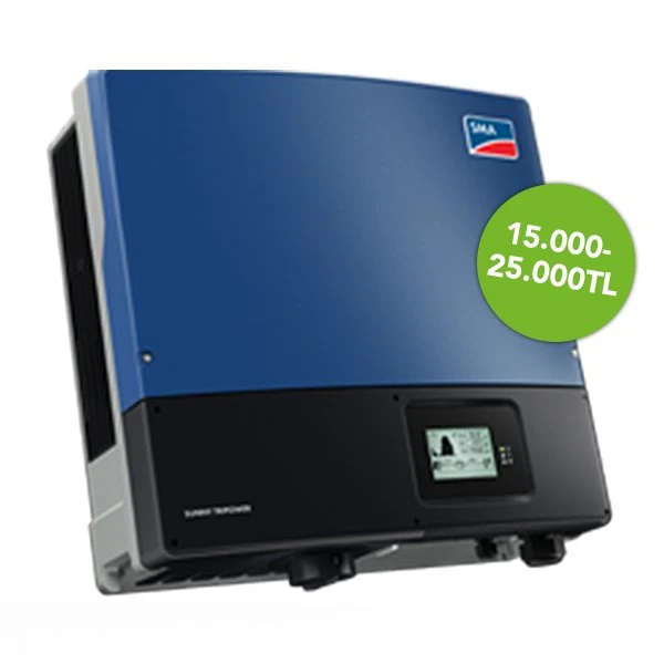 ONDULEUR PV SMA STP tri 20000W string onduleur a LAN - display