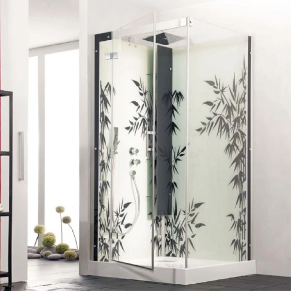 CABINE DE DOUCHE KINEDO HORIZON 2 80 - 80 o 210,5 ! gris Thermostat
