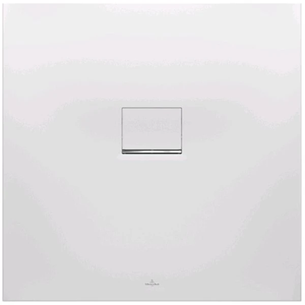 Villeroy & Boch Squaro Infinity douchebak quaryl 1000 x 1000 mm - wit