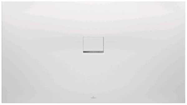 Villeroy & Boch Squaro Infinity douchebak quaryl 1800 x 1000 x 40 mm - wit