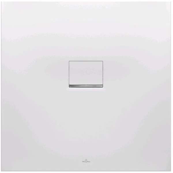 Villeroy & Boch Squaro Infinity douchebak quaryl 900 x 900 mm - wit