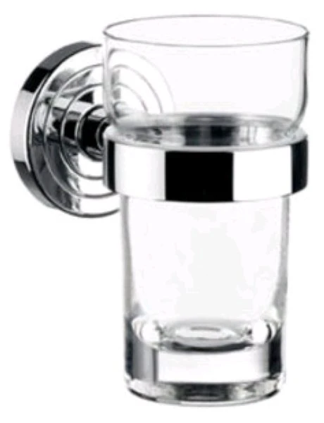 EMCO Polo porte-verre cristal claire chromé