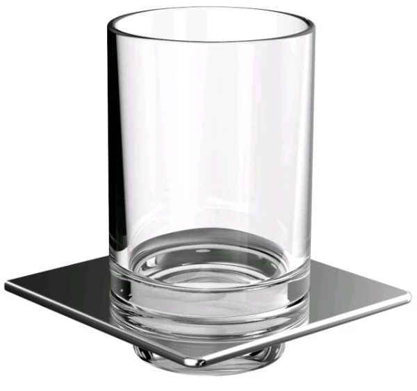 Emco Art glashouder chroom incl glasdeel