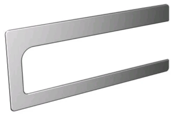 EMCO Art open (rechts) handdoekring 240x98mm chroom
