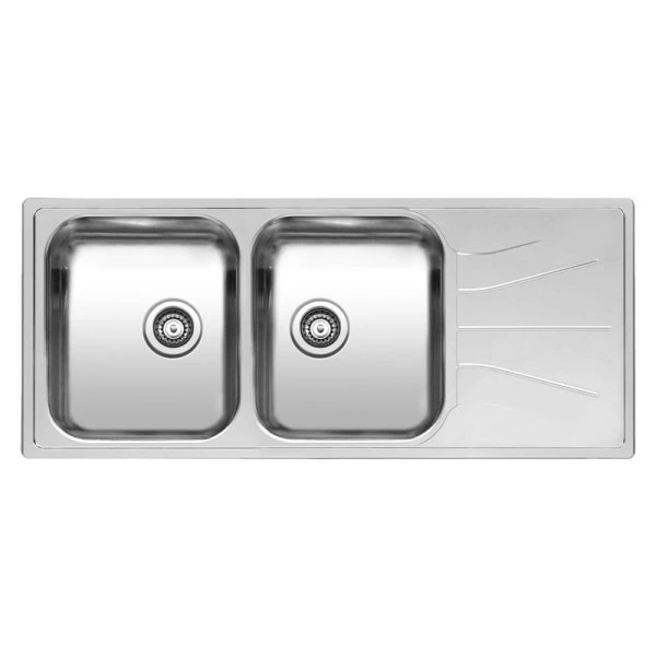 REGINOX Diplomat ECO 30 inb.spoeltafel omkeerbaar 2B B1160xD500xD0.8mm RVS