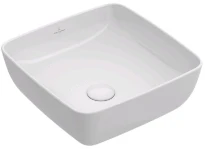 Villeroy & Boch Artis lavabo à poser 410 x 410 mm - blanc - porcelaine - sans trou de robinet - sans trop-plein