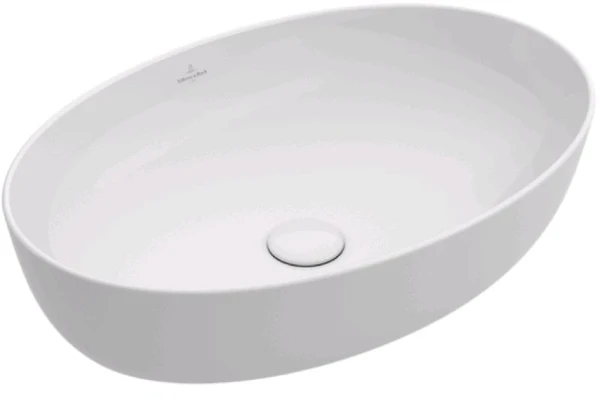 Villeroy & Boch Artis opbouwwastafel 610 x 410 mm - wit - zonder kraangat - zonder overloop