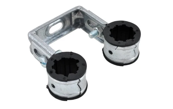 Walraven Bis Duplo colliers double sur fixation en U avec isogaine 1/2"x22mm