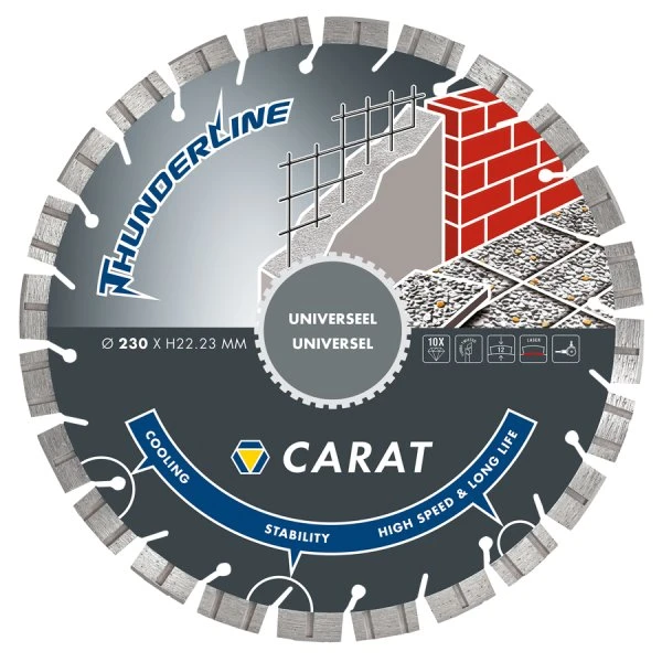 Carat Thunderline laser universele brilliant diamantzaag 140mmx22,2mm