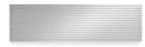 VASCO Carré CPHN1-RO radiator design horiz 1/8 H0295xB1000 369W wit RAL 9016