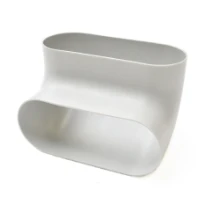 Begetube (78316440) Profi-air coude mural de raccordement 90° ovalduct