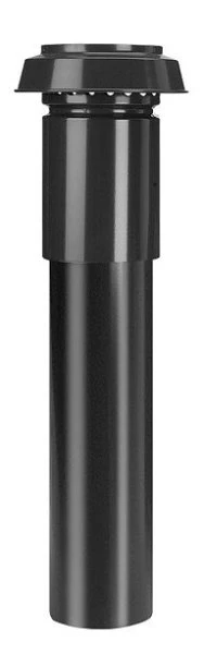 11VE42120 Vasco WTW ventilatiedakdoorvoer 160/125 mm - zwart