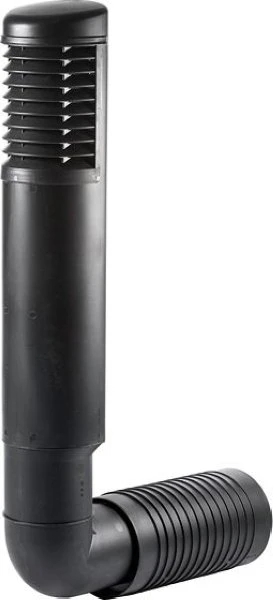 Vasco WTW ventilatiekelderwanddoorvoer 200 mm - zwart