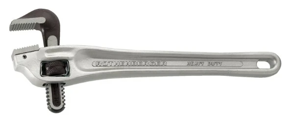 Rothenberger Aludur 14 clef serre-tube à 1 main - gris - modèle équerre
