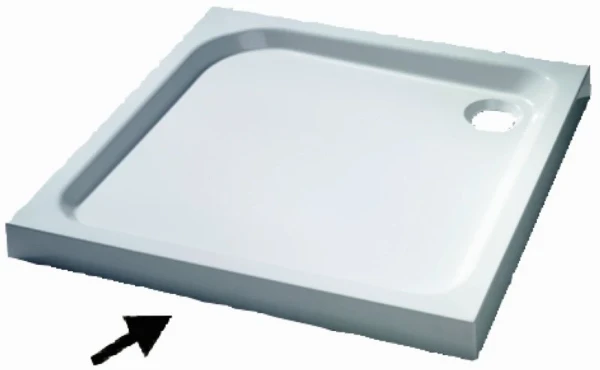 Huppe K Purano receveur de douche plint 1000 x 1000 mm - Nische blanc