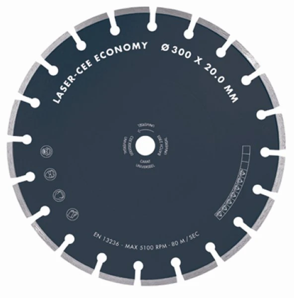 Carat Premium rainureuse universel  125mmx22,23mm