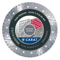 Carat Dual Premium universel disque diamanté pour le sciage et fraisage 125mmxM14