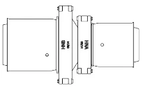 Henco SuperSize manchon réduit FF 75 x 50 mm