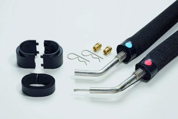 Paradigma gegolfde aansluitset Inox set met voeler PT1000