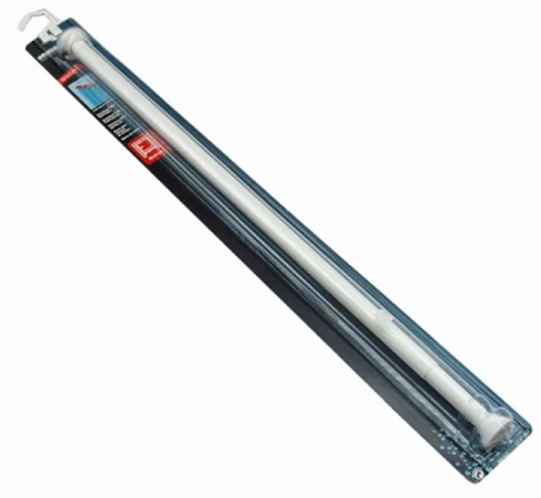 CORAM Seallux rechte douchestang, 28mm 125x220cm wit