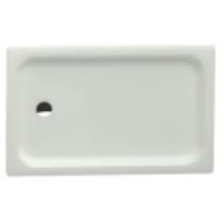 Bette receveur de douche acier émaillé 1200 x 800 x 65 mm - blanc - extra plat