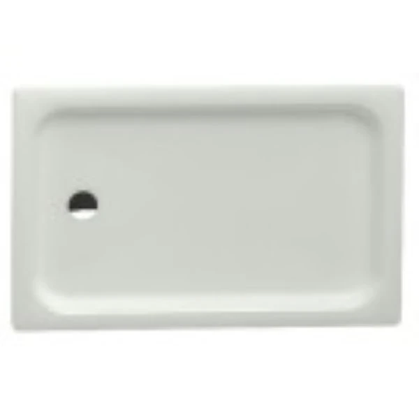 Bette receveur de douche acier émaillé 1200 x 800 x 65 mm - blanc - extra plat