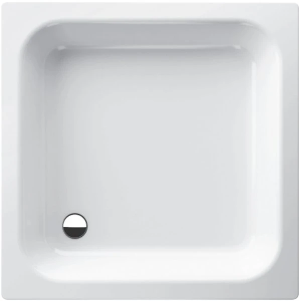 Bette receveur de douche acier émaillé 800 x 750 x 150 mm - blanc