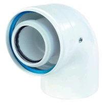 COURBE CONCENTRIQUE UBBINK ROLUX 60 X 100 aluminium/blanc pp 90degr