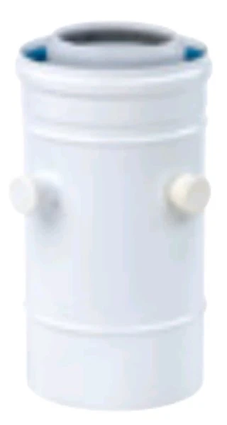 UBBINK Rolux aansluitstuk m meetnippels 80/125 MET/PP