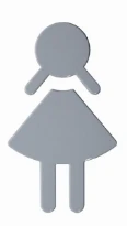 HEWI symbool vrouw