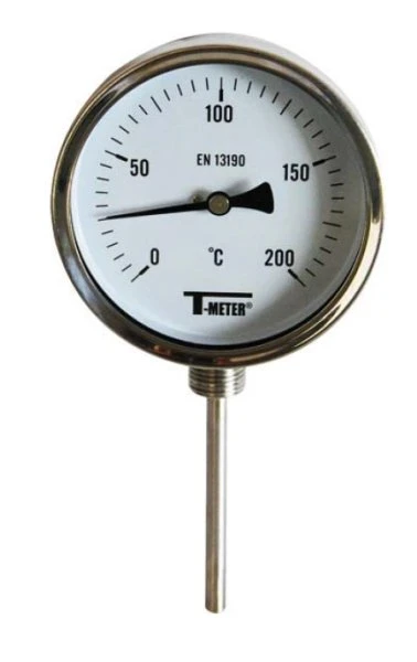 SFERACO 1685 inox thermometer axiaal dia 100 1/2" 77mm 0-200°C