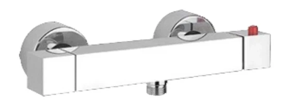 GESSI Rettangolo Shower dou thermostaat  chroom