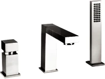 GESSI Rettangolo 3 gats bad/dou badrandmontage uitloop 195 mm chroom