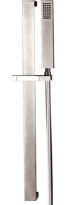 Gessi Rettangolo Shower garniture barre de douche 60 cm - 150 cm flex chromé