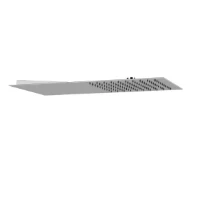 GESSI Tremillimetri Pomme de douche murale QUADRO 300. Mirror Steel
