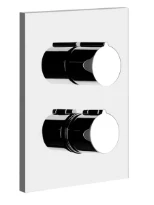 Gessi Tortona set de couleurs pour mitigeur thermostatique B/douche mural 1 sortie. chromé