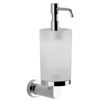 GESSI Emporio Accessories Distributeur de savon liquide mural en verre satiné. chromé