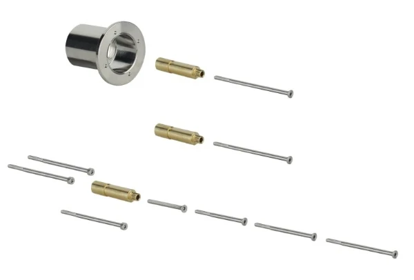 GESSI Technical Accessories Rallonge hauteur 50 mm pour mitigeur thermostatique haut débit. chromé