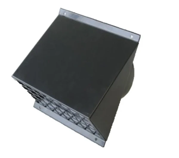 Renson grille murlae 150mm ral 7021 noirgris 230 - 267 ! avec profilé à goutes