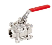 SFERACO 790 3-delige inox kogelafsluiter m draad 21/2"FF