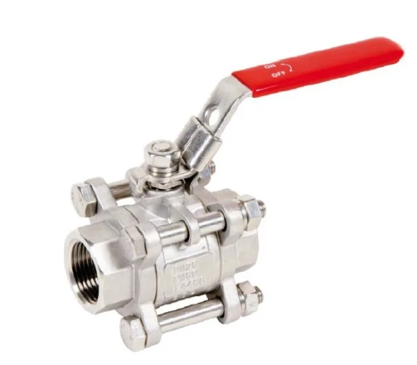 SFERACO 790 3-delige inox kogelafsluiter m draad 3"FF