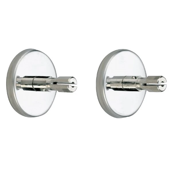ROSACE PAIRE DELABIE 16 MM inox invisible confirmations